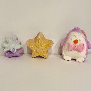Lush Bath bombs New 3 Star of Wonder Screaming Banshee and Penguin